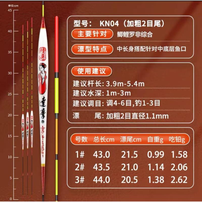 A女摩孔雀羽鱼漂KN04