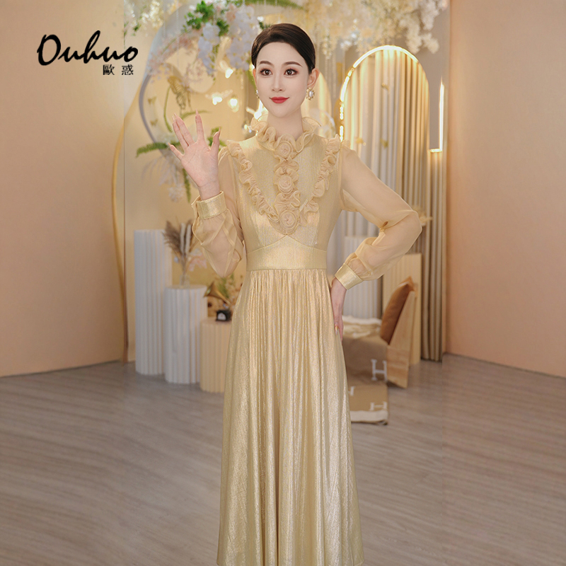 【米米专属】2025春季新款气仙气质新款优雅显瘦连衣裙OHDRH12290