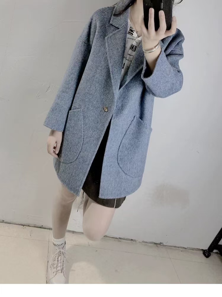 411百分百双面尼大衣