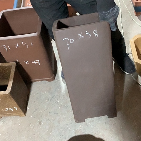 紫砂花盆手工制作