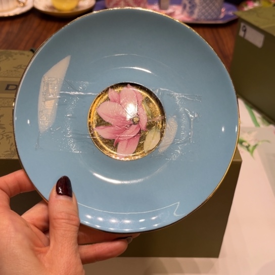 瓷片茶杯杯杯垫杯垫垫杯