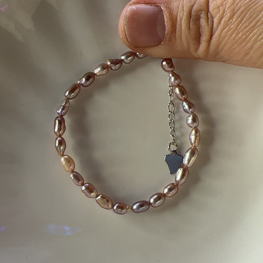 淡水珍珠合金手绳