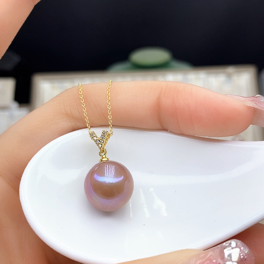 淡水珍珠颈饰合金