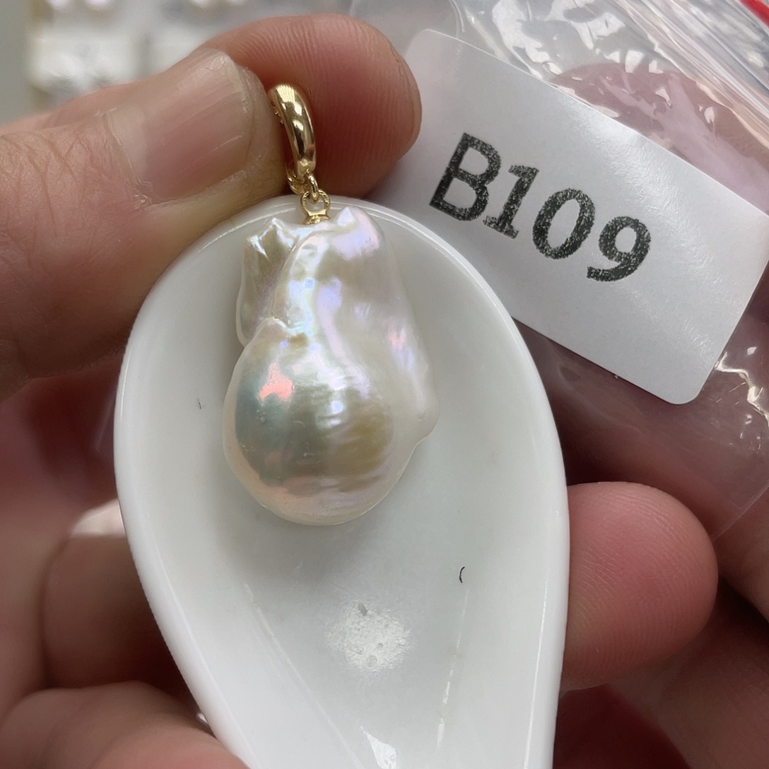淡水珍珠颈饰银S925镶嵌