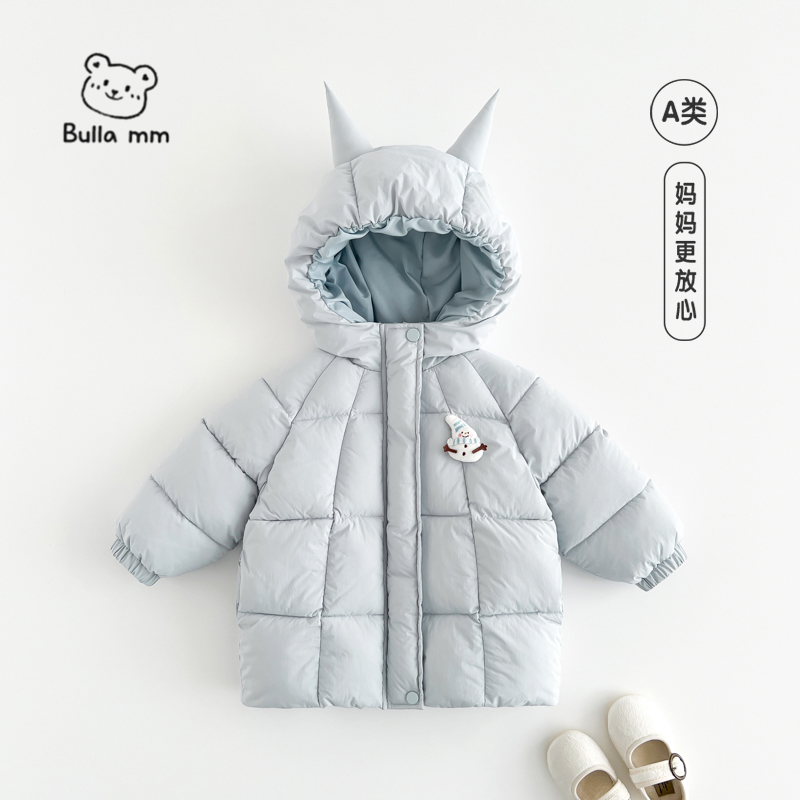 【三防】女童可爱棉衣2025冬装新款宝宝洋气潮流百搭外套kkHBM5013