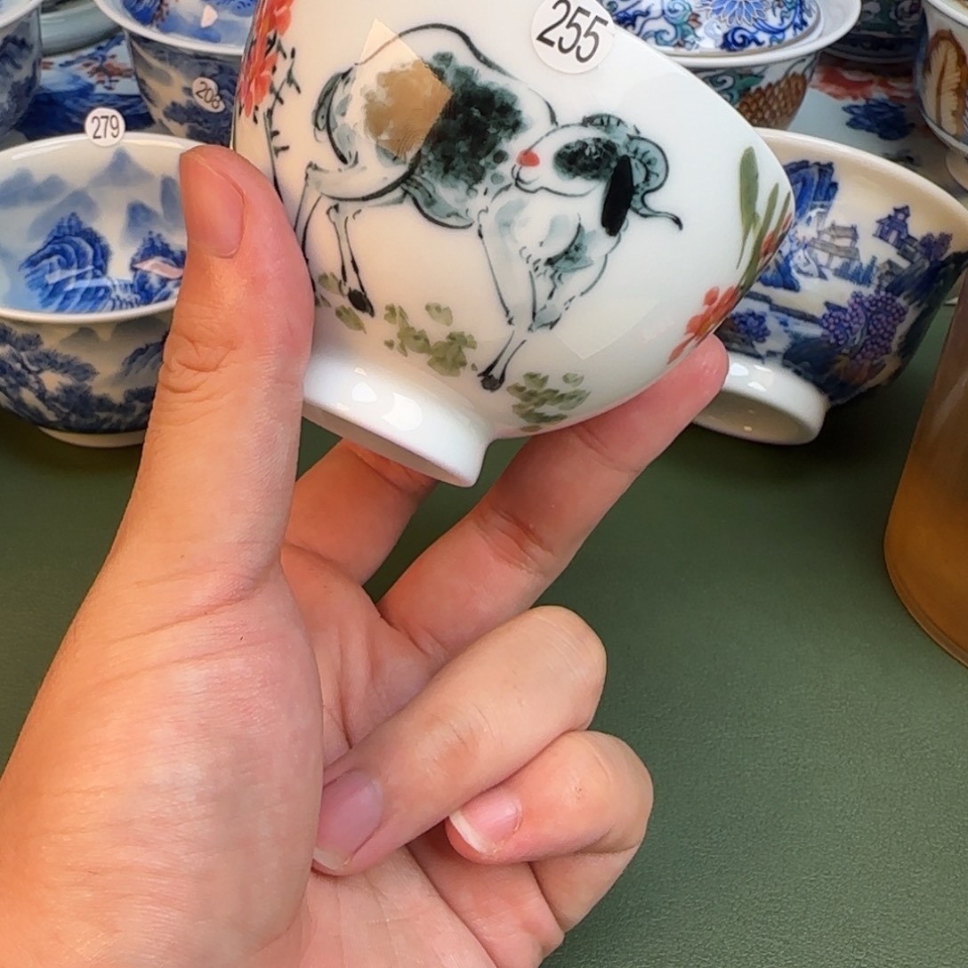 彦祖纯手工手绘茶具255