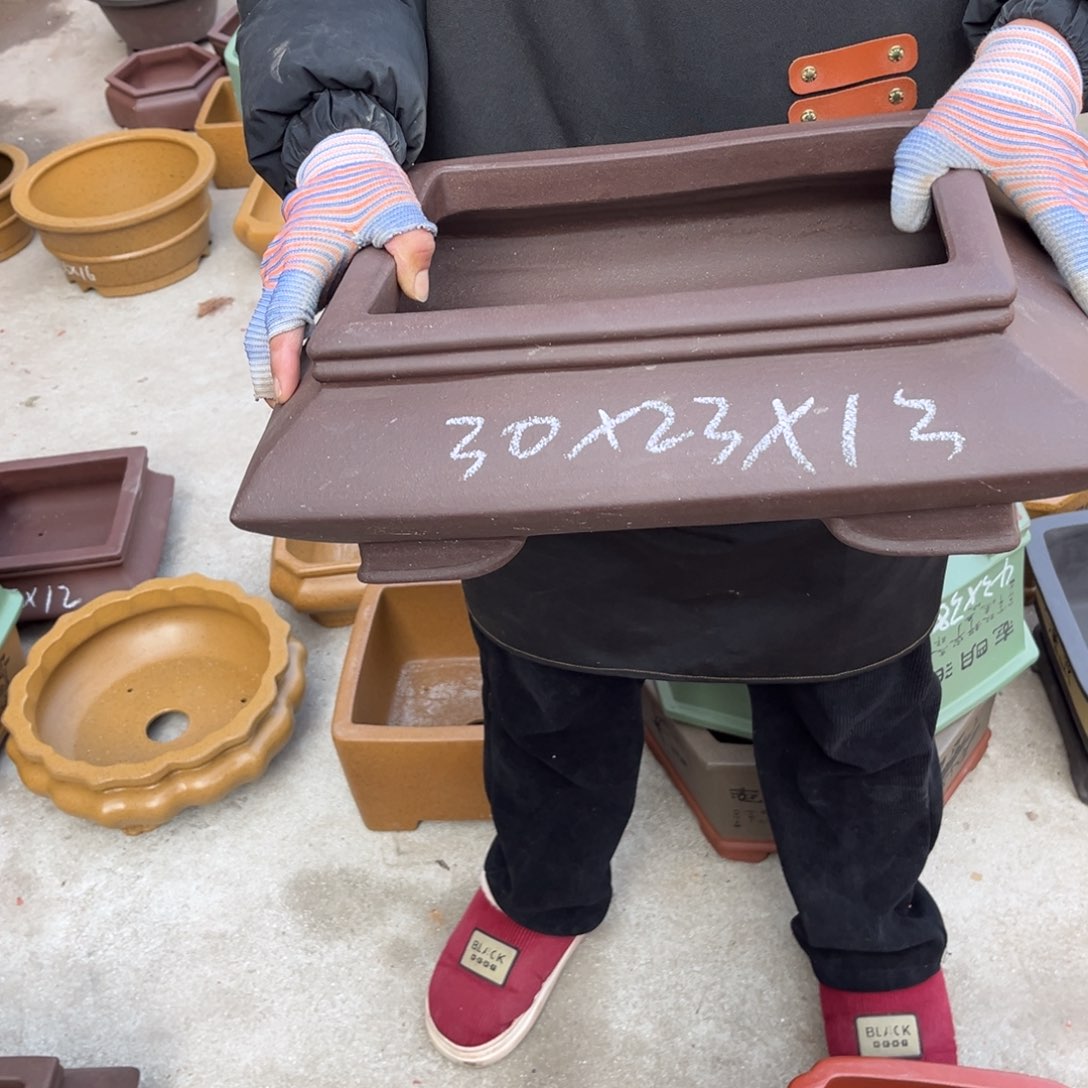 紫砂花盆盆景艺术