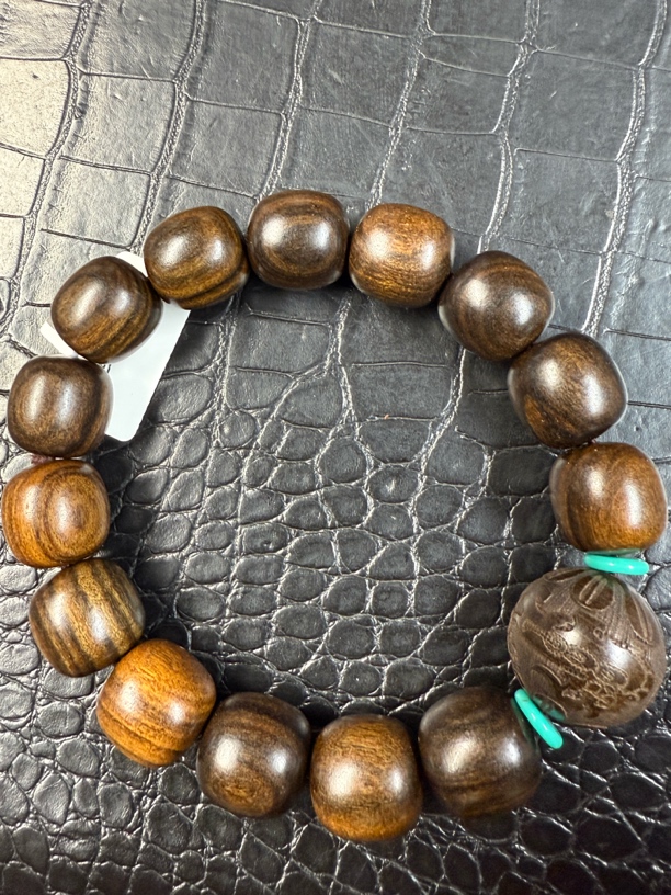 B14沉木圆珠手串