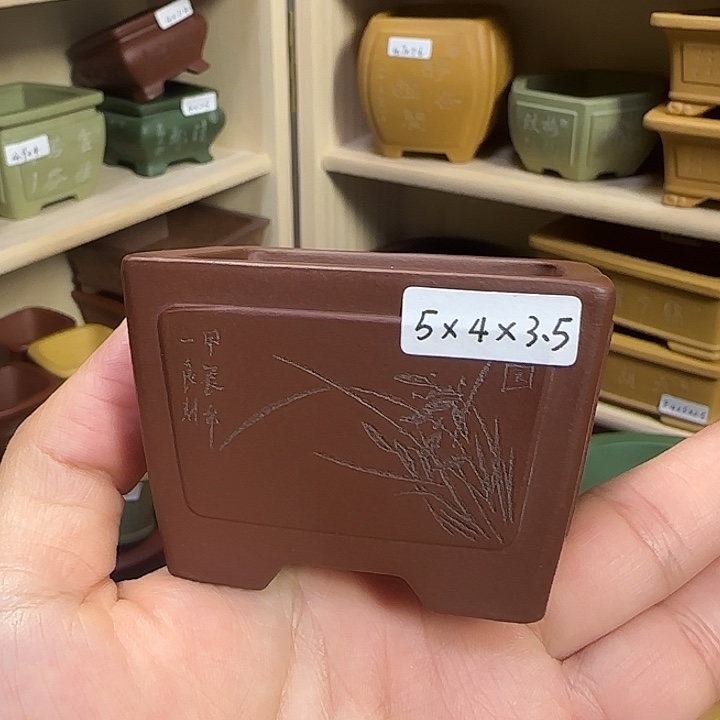 宜兴紫砂小花盆自产自销