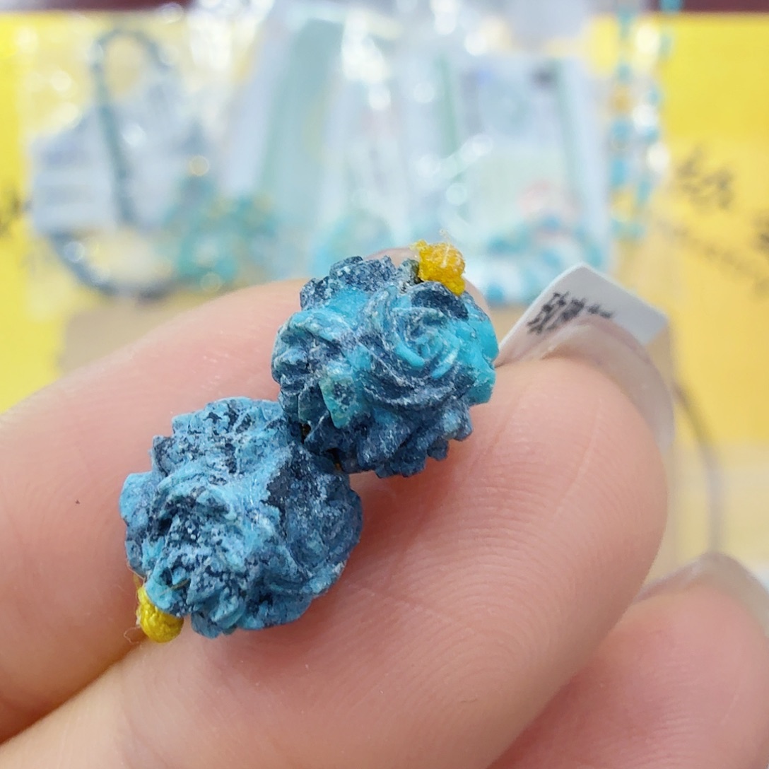 绿松石银S925镶嵌珠宝奇石