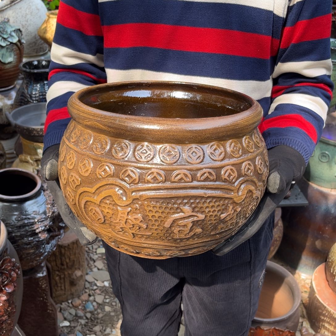 红陶高20口25无孔