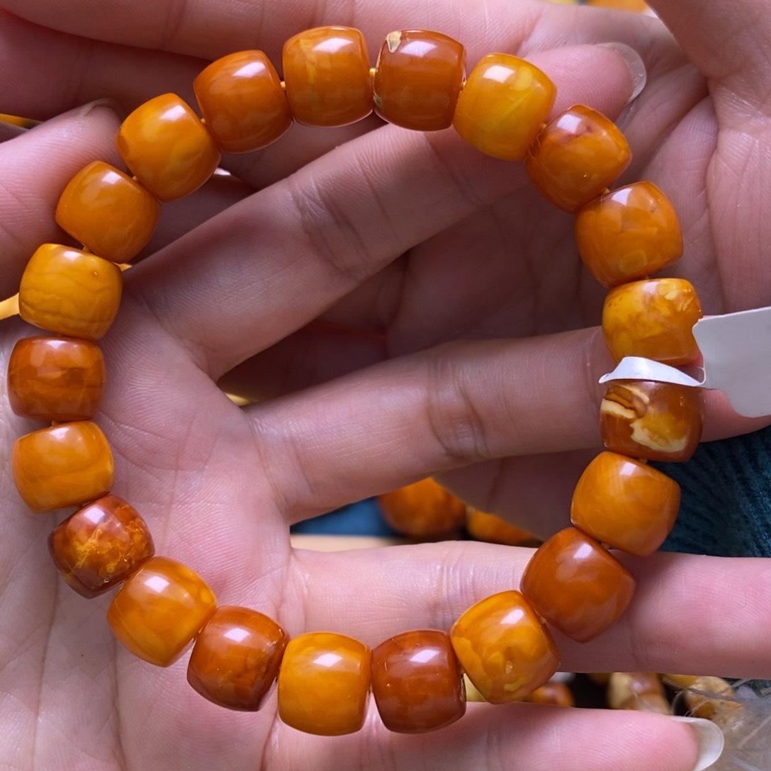 琥珀手链未镶嵌11加