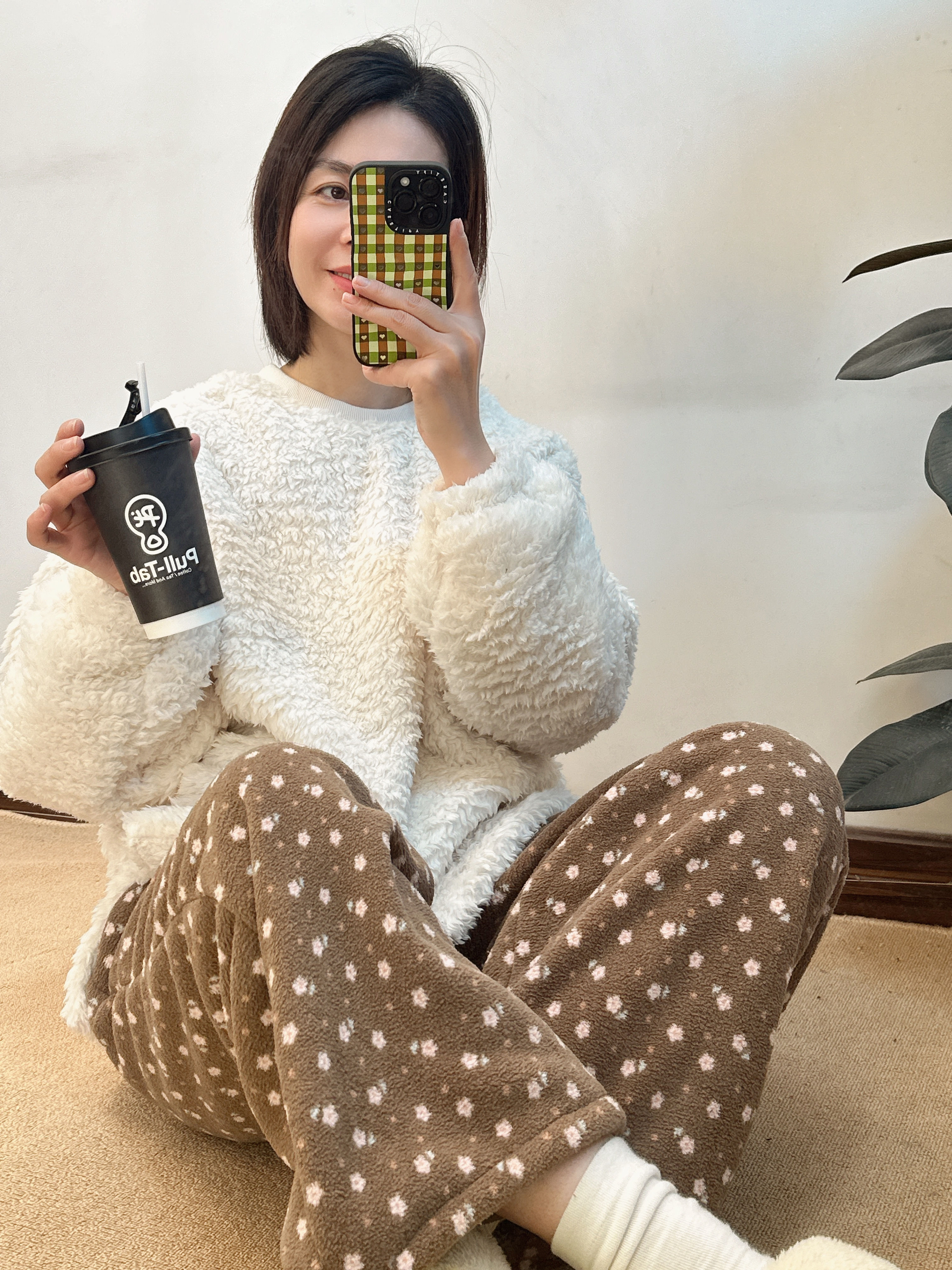 【双口袋】冬季加厚绒保暖家居裤可束口可阔腿遛弯裤外穿睡裤暖暖裤