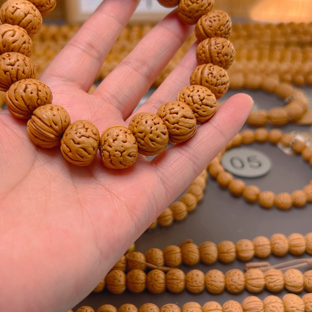 吊坠桃核绿*桃核手串