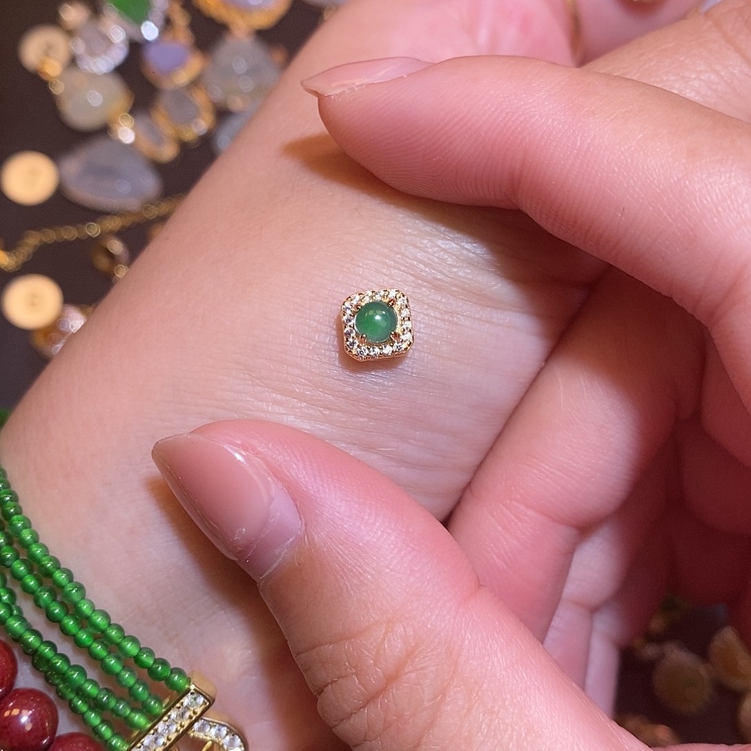 翡翠银S925镶嵌项链