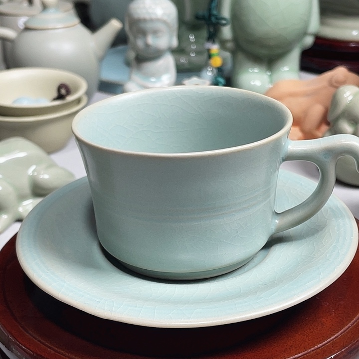 咖啡杯套组仿古釉