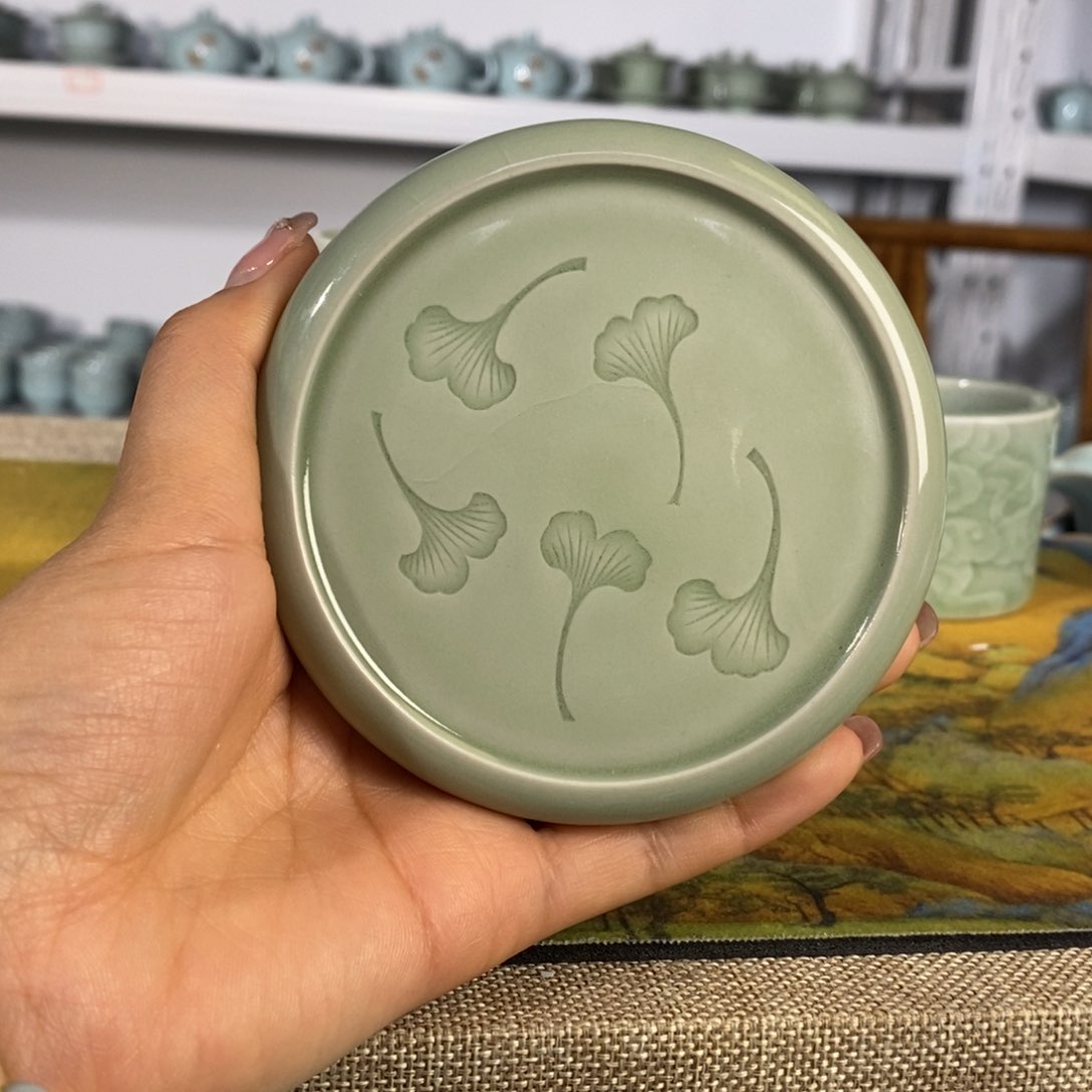 【闪购商品】豆绿杯垫一级。。。。。