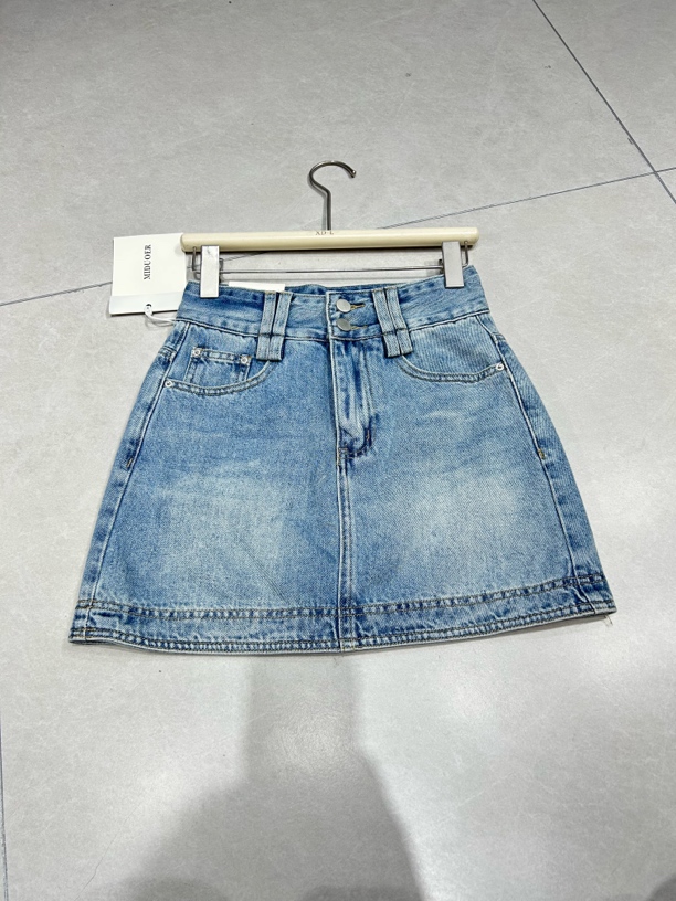 6680高腰小个子带安全裤时尚春夏秋新款牛仔短裙