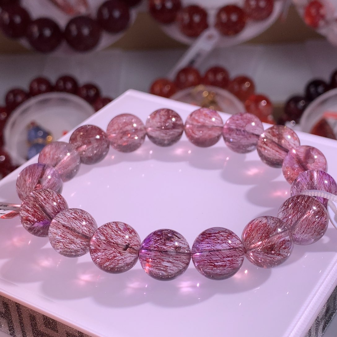 未镶嵌手链水晶超七 12.4mm