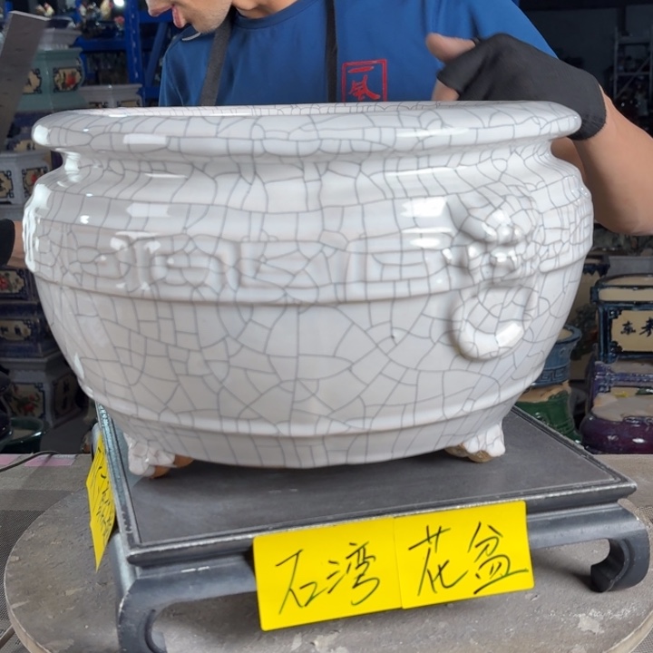 一风堂石湾花盆 内27*18
