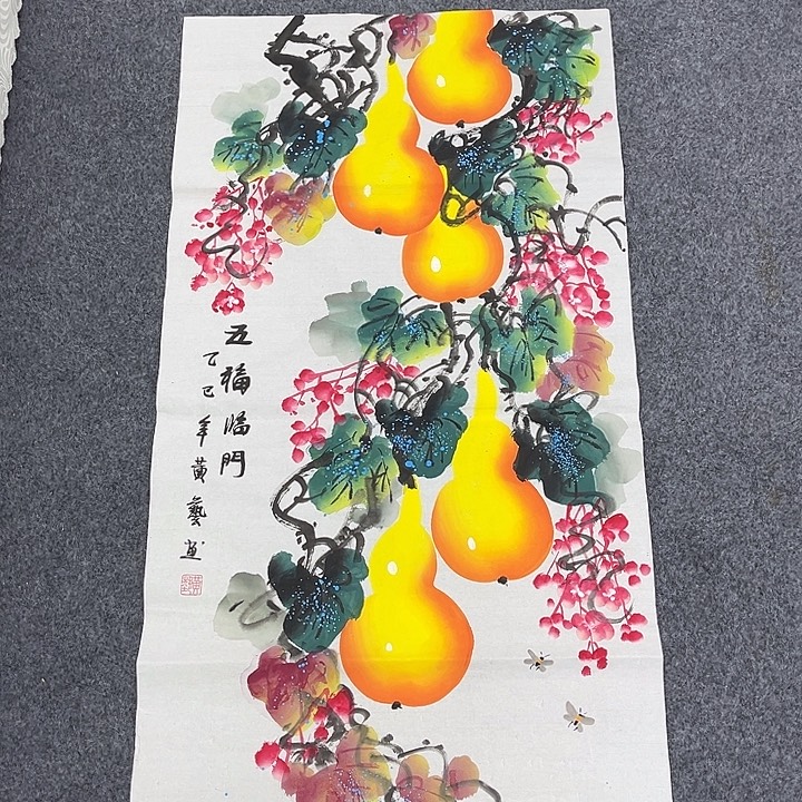 国画宣纸手绘国画作品