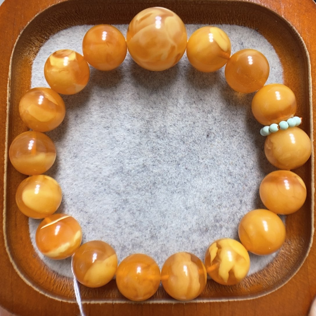 蜜蜡手串未镶嵌蜜蜡手串