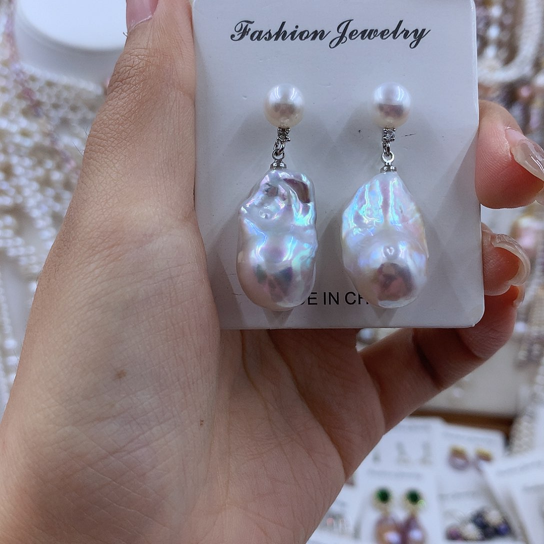 项链银S925镶嵌淡水珍珠V****n