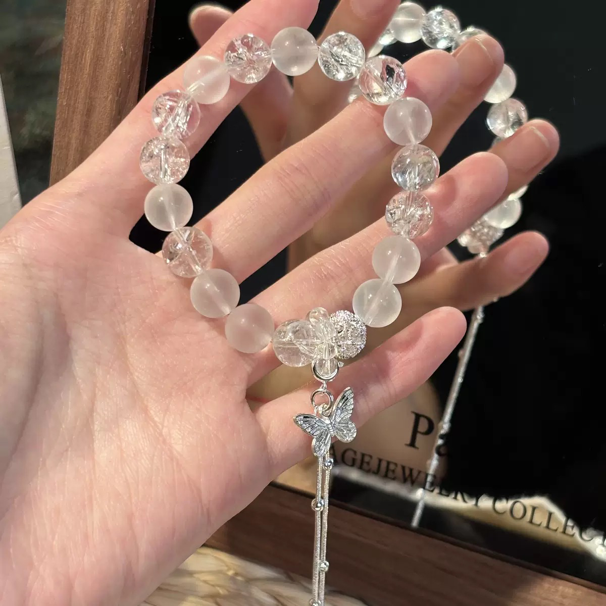 白阿塞 白幽灵设计款 天然水晶 