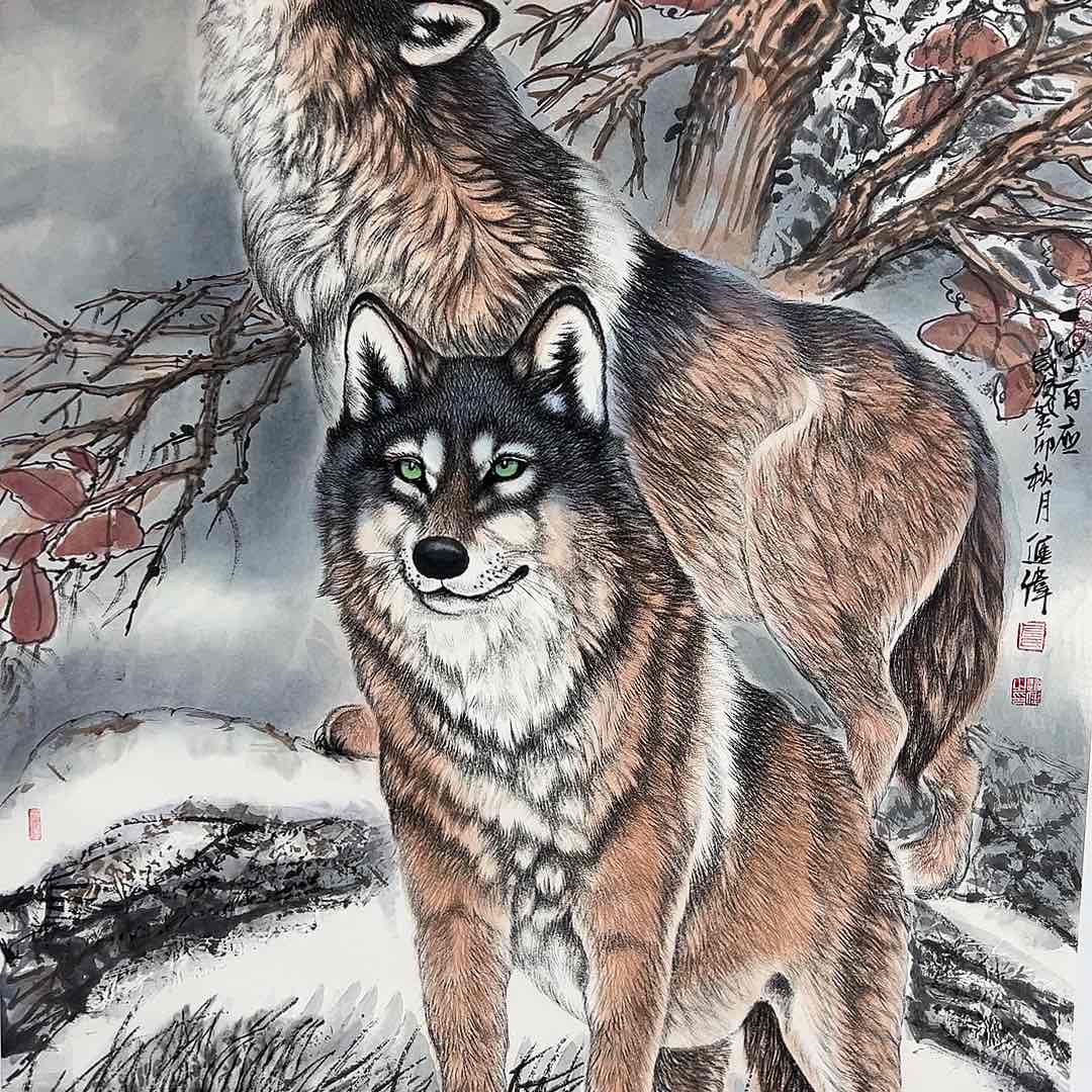 绘画?****❀韩江书画左进伟