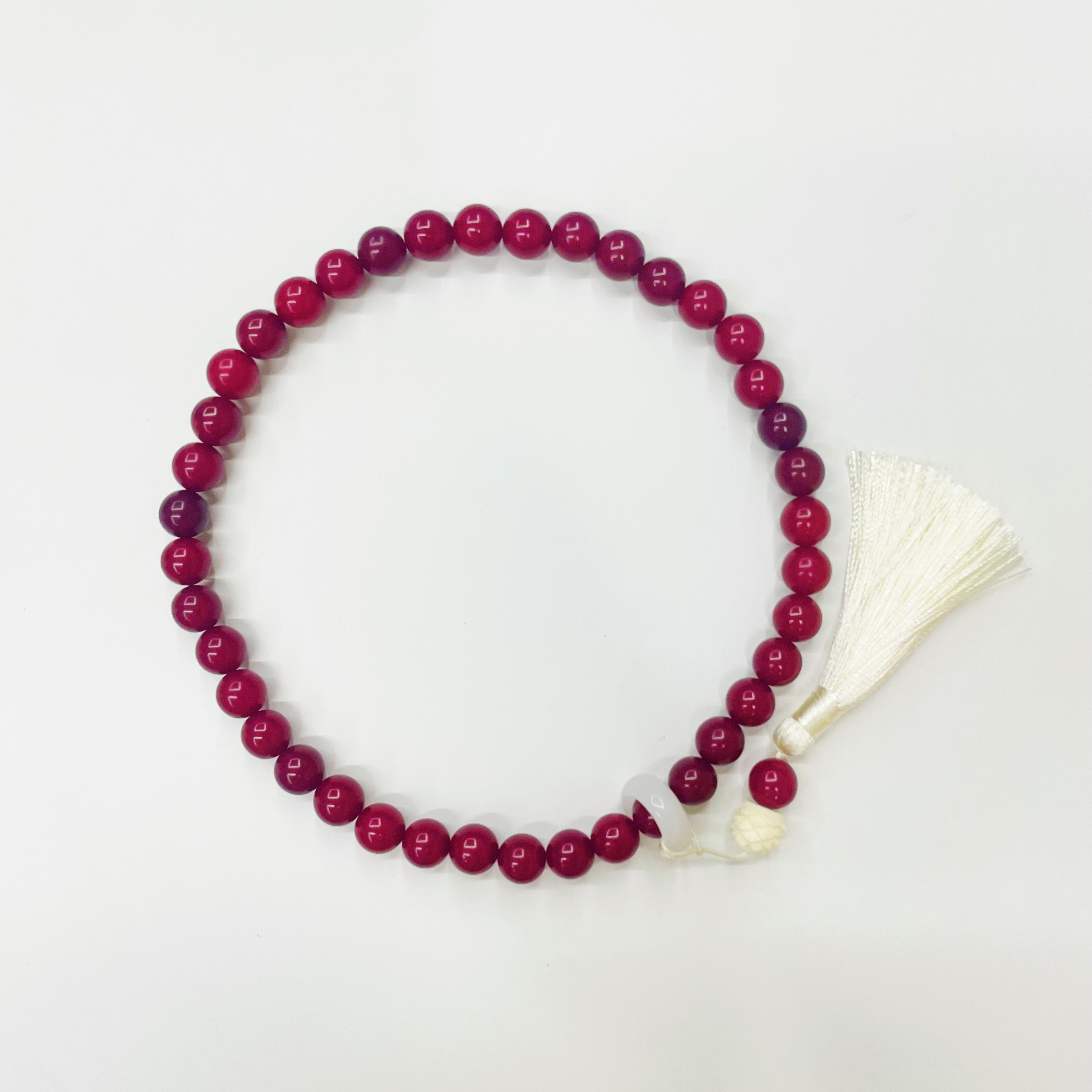 手串圆珠菩提珠朱砂红文玩朱砂供手持国风菩提根精品古风