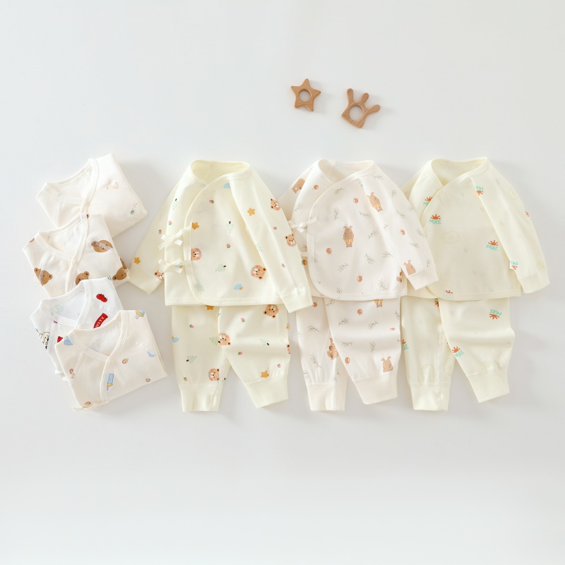 婴儿衣服四季款宝宝套装两用裆A类无骨秋衣秋裤两件套春秋内衣