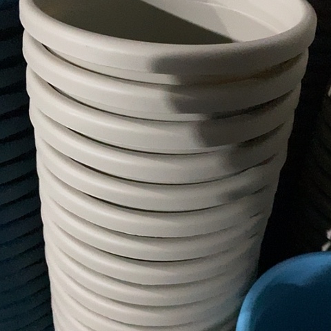 树脂四季3号灰白无托10个