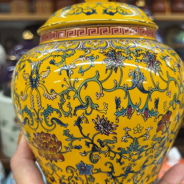 高端陶瓷茶叶罐密封罐