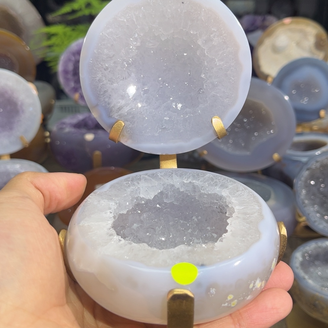 未镶嵌大型摆件（非配饰）紫晶雪***๑