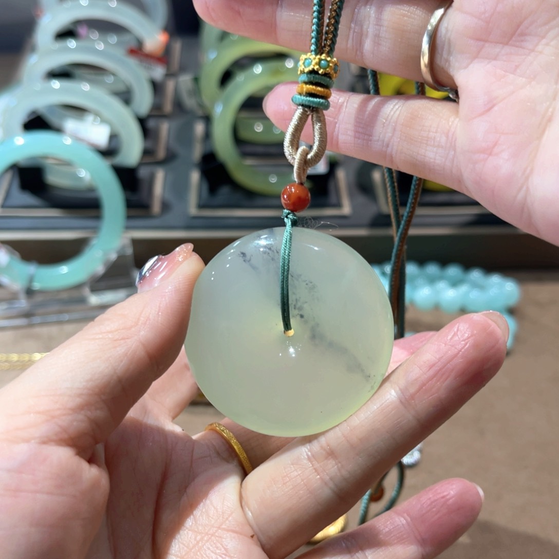 蛇纹石玉手链未镶嵌