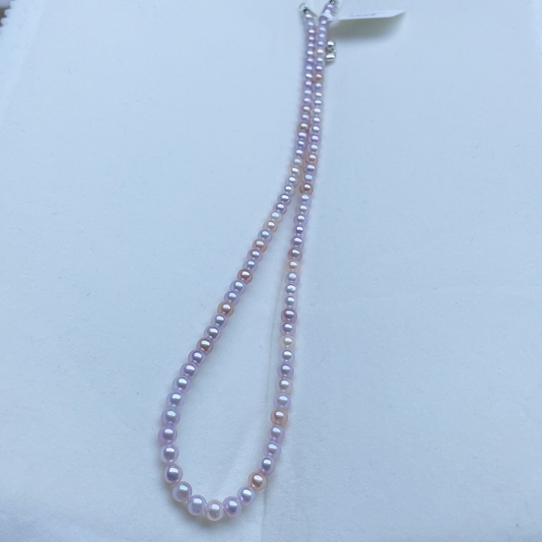 淡水珍珠颈饰银S925镶嵌