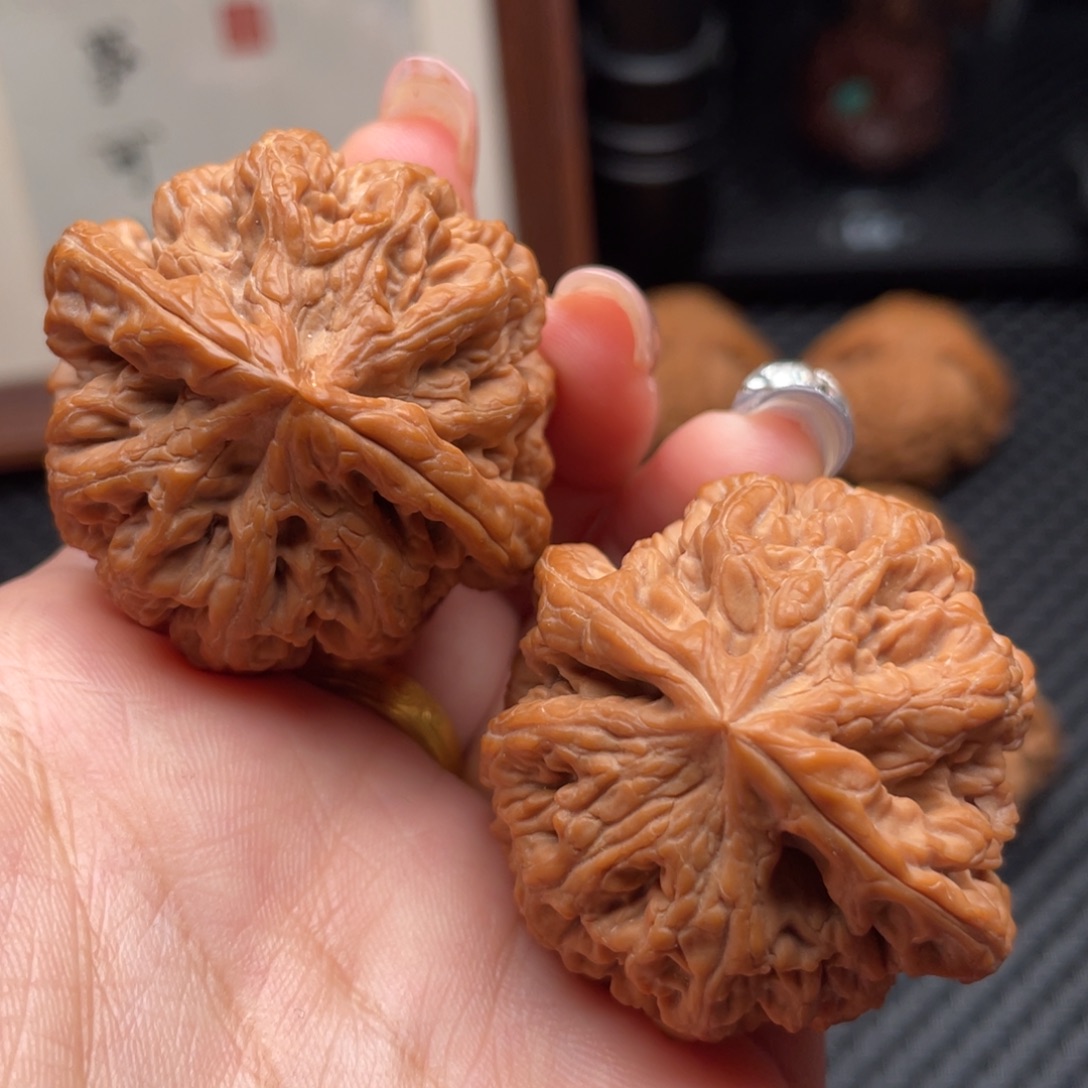 文玩核桃把件大粗筋