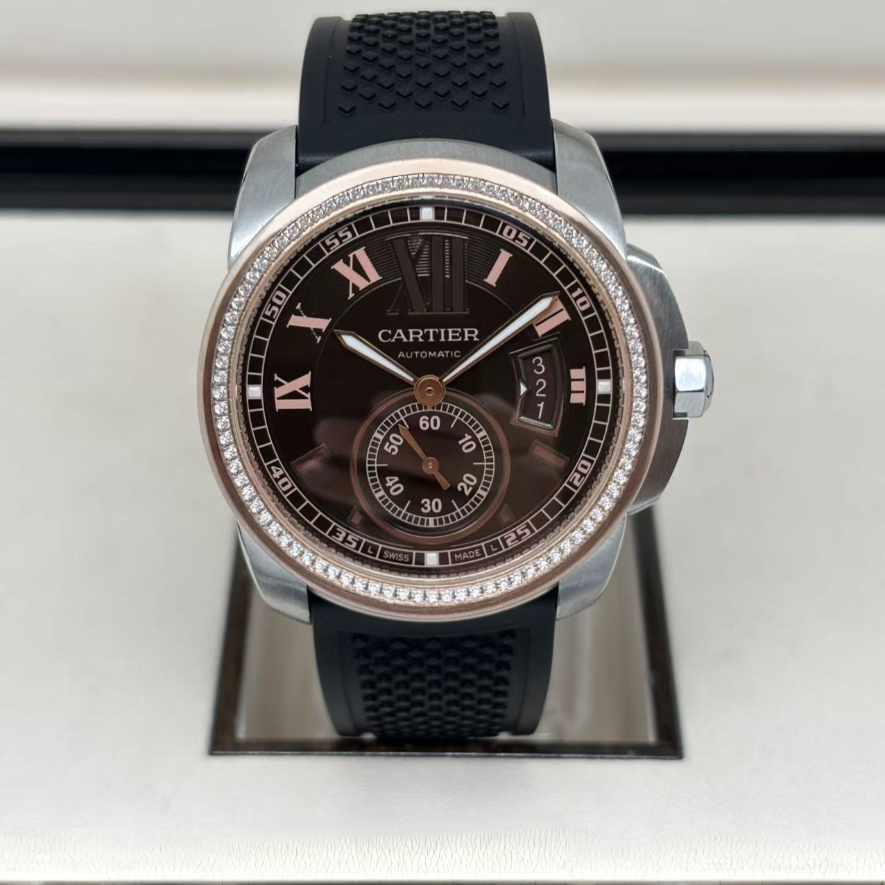 95新 Cartier/卡地亚 卡利博系列/自动/表径42mm