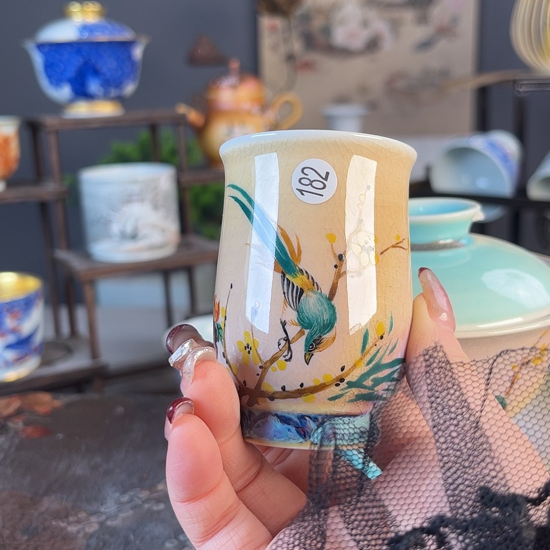 杯景德镇陶瓷茶杯多人