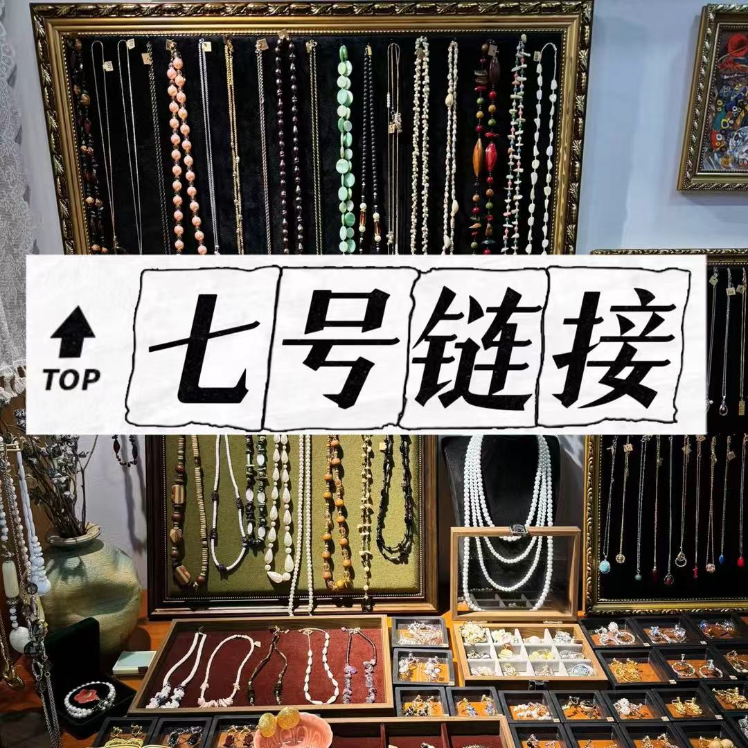 铜合金项链 【七号链接】时尚高级百搭个性潮流小众项链手链戒指