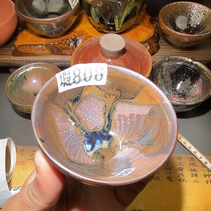 茶盏微瑕建盏主人杯子