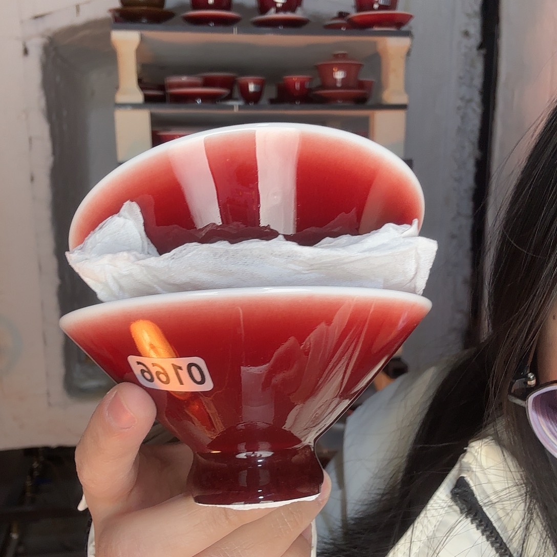 夏****瓷片景德镇郎红陶瓷