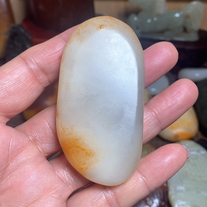 和田玉颈饰未镶嵌8*0