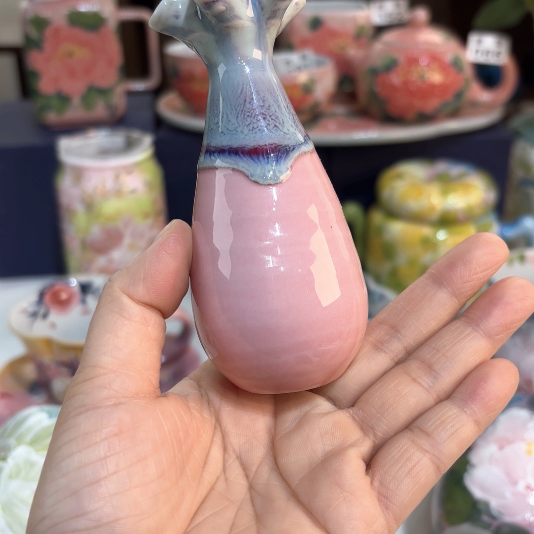 景德镇手绘高温釉下彩陶瓷茶具