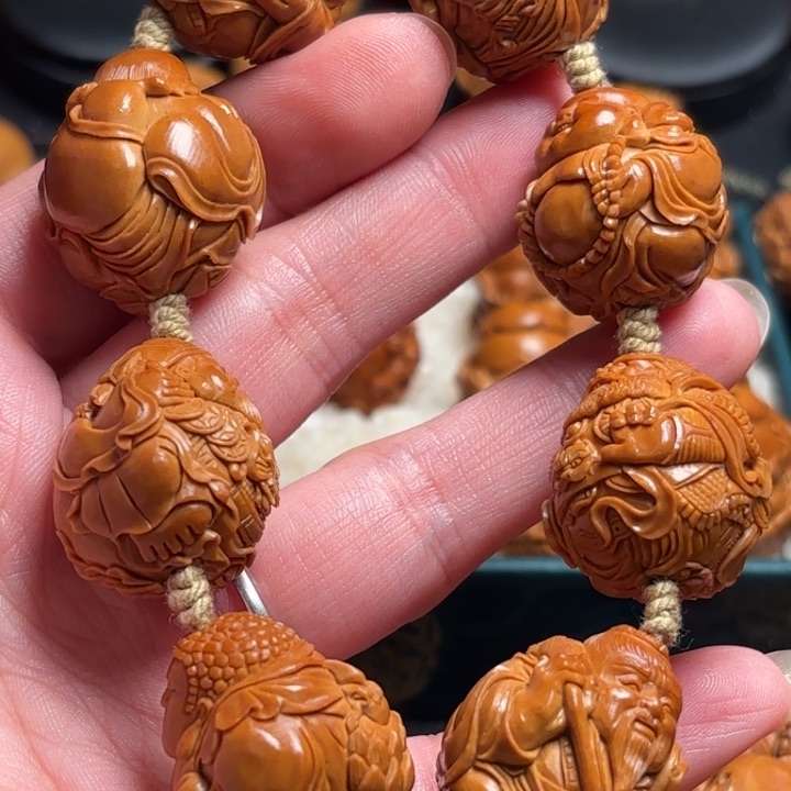 橄榄核手串/手链再**烟手串