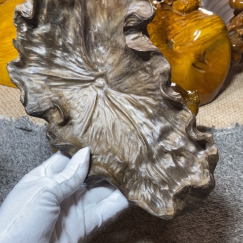 阴沉木果盘摆件家居