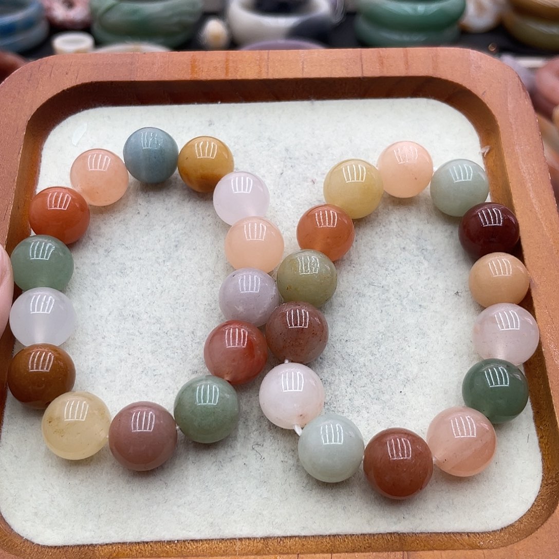 石英质玉圈口齐全未镶嵌