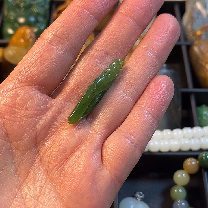 彼***花和田玉未镶嵌挂件