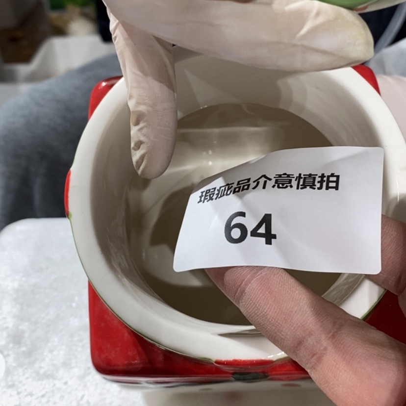 【闪购商品】摆件小*花陶瓷摆件瑕疵特卖