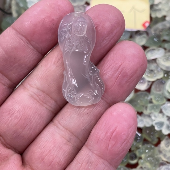 蛇纹石玉合金颈饰